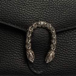 مملوكة مسبقًا Gucci Black Leather Dionysus Mini Chain Shoudler Bag