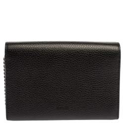 مملوكة مسبقًا Gucci Black Leather Dionysus Mini Chain Shoudler Bag