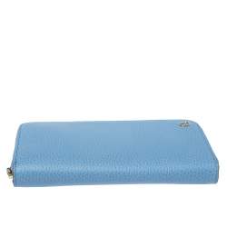 Pre Owned محفظة غوتشي جلد  جي جي بنية داكنة بسحاب ملتف مارمونت 