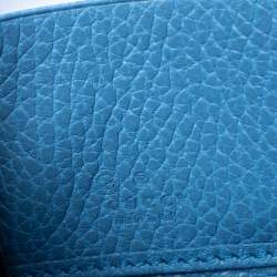 Pre Owned محفظة غوتشي جلد  جي جي بنية داكنة بسحاب ملتف مارمونت 