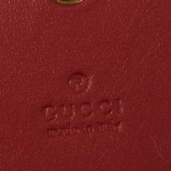 Gucci Beige GG Supreme Canvas Mystic Cat Compact Wallet