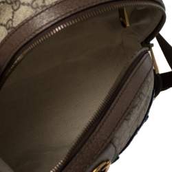 Pre Owned Gucci Beige GG Supreme Canvas and Leather Disney Three Little Pigs Ophidia Backpack