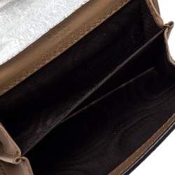 Pre Owned Gucci Beige GG Supreme Canvas Dionysus Chain Coin Purse