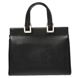 مملوكة مسبقًا حقيبة غوتشي زومي جلد أسود محبب صغيرة