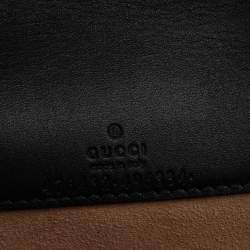 Pre Owned Gucci Black Velvet Super Mini Dionysus Crossbody Bag