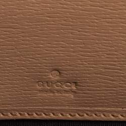 مملوكة مسبقًا Gucci Multicolor Shanghai Blooms Print Leather Zip Around Wallet