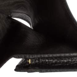 Pre Owned Gucci Black Leather GG Marmont Card Case