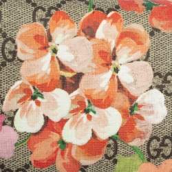 Pre Owned Gucci Beige GG Supreme Blooms Print Canvas Dionysus Wallet on Chain