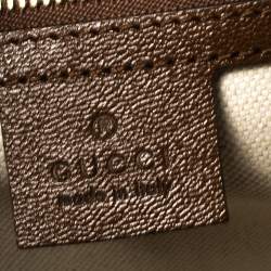 Pre Owned Gucci Beige/Brown GG Canvas and Leather Horsebit 1955 Large Tote