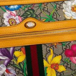 Gucci Multicolor Flora GG Supreme Ophidia Pouch 