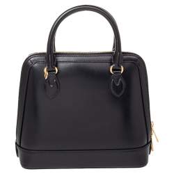 Pre Owned Gucci Black Leather Horsebit Shoulder Bag