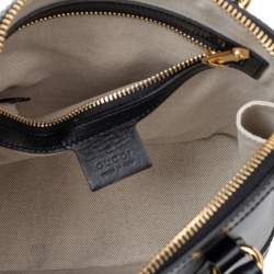 Pre Owned Gucci Black Leather Horsebit Shoulder Bag