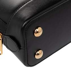 Pre Owned Gucci Black Leather Horsebit Shoulder Bag