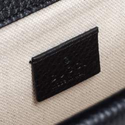 مملوكة مسبقًا Gucci Black Leather Small Dionysus Shoulder Bag