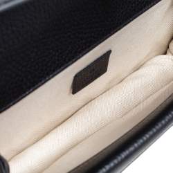 مملوكة مسبقًا Gucci Black Leather Small Dionysus Shoulder Bag