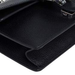 مملوكة مسبقًا Gucci Black Leather Small Dionysus Shoulder Bag