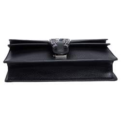 مملوكة مسبقًا Gucci Black Leather Small Dionysus Shoulder Bag