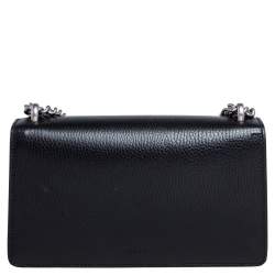 مملوكة مسبقًا Gucci Black Leather Small Dionysus Shoulder Bag