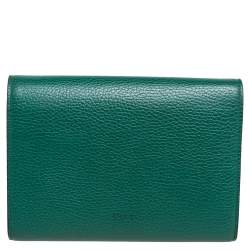 Gucci Green Leather Dionysus Wallet On Chain