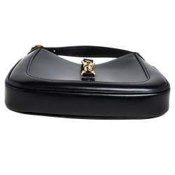 مملوكة مسبقًا حقيبة كتف غوتشي ميني جاكي 1961 جلد أسود