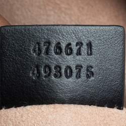 Pre Owned Gucci Black Quilted Leather GG Marmont Backpack