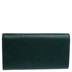 Gucci Green Leather Zumi Wallet