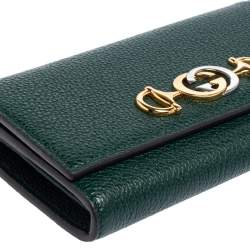 Gucci Green Leather Zumi Wallet