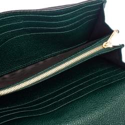 Gucci Green Leather Zumi Wallet