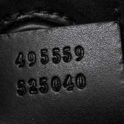 Pre Owned Gucci Grey/Black GG Supreme Canvas Tiger Printed Tote