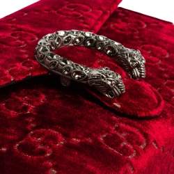 مملوكة مسبقًا Gucci Red GG Velvet Mini Dionysus Wallet On Chain