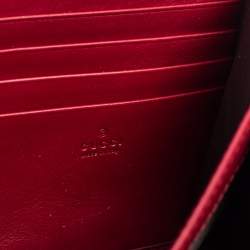 مملوكة مسبقًا Gucci Red GG Velvet Mini Dionysus Wallet On Chain