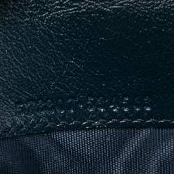 Gucci Navy Blue Diagonal Quilt Leather GG Marmont Torchon Wallet on Chain