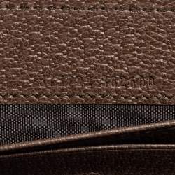 Pre Owned Gucci Beige/Brown GG Supreme Canvas and Leather Ophidia Crossbody Bag