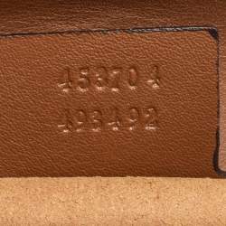 Pre Owned Gucci Beige/Brown GG Supreme Canvas And Leather Top Handle Bag