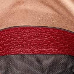 Gucci Multicolor/Red Flora GG Supreme Canvas and Leather Mini Ophidia Backpack