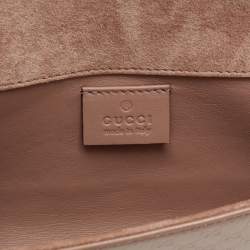 مملوكة مسبقًا محفظة كونتيننتال غوتشي جلد ميكروغوتشيسيما بيج