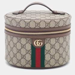 Ophidia cosmetic case in GG Supreme canvas
