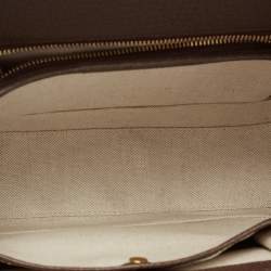 Pre Owned Gucci Multicolor GG Supreme Canvas, Leather and Python Medium Bamboo 1947 Top Handle Bag