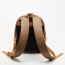 Pre Owned Gucci x Disney Brown GG Supreme Canvas and Leather Mickey Mouse Backpack