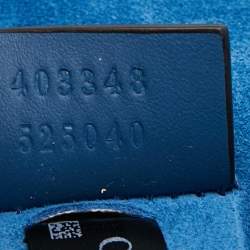 Gucci Beige/Blue GG Supreme Canvas and Suede Medium Dionysus Shoulder Bag