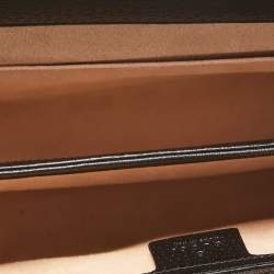 Gucci Black Leather Medium Ophidia GG Shoulder Bag