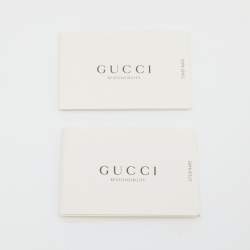 Pre Owned Gucci Black Leather Dollar Interlocking G Crossbody Bag