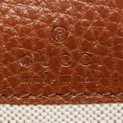 Pre Owned Gucci Denim And Leather Mini Horsebit 1955 Mini Crossbody Bag