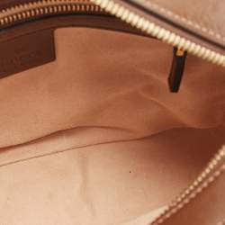 Gucci Brown/Beige GG Supreme Canvas and Leather Small Horsebit 1955 Shoulder Bag