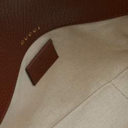 Pre Owned Gucci Blue/Brown GG Canvas and Leather Mini Horsebit 1955 Crossbody Bag