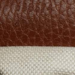 Pre Owned Gucci Blue/Brown GG Canvas and Leather Mini Horsebit 1955 Crossbody Bag