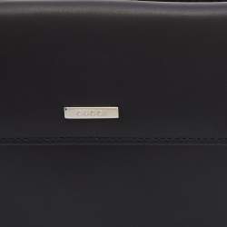 Gucci Black Leather Trifold Wallet