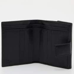 Gucci Black Leather Trifold Wallet