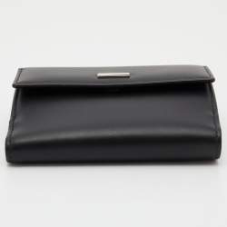 Gucci Black Leather Trifold Wallet