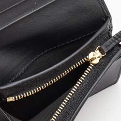 Gucci Beige GG Supreme Canvas and Leather Bee Print Card Case
